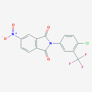 2-[4-chloro-3-(trifluoromethyl)phenyl]-5-nitro-1H-isoindole-1,3(2H)-dione