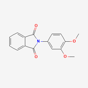 molecular formula C16H13NO4 B4478498 2-(3,4-dimethoxyphenyl)-1H-isoindole-1,3(2H)-dione 