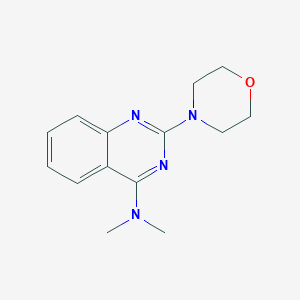 N,N-dimethyl-2-(4-morpholinyl)-4-quinazolinamine