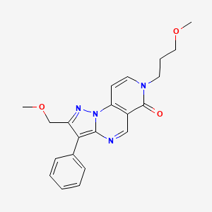 2-(methoxymethyl)-7-(3-methoxypropyl)-3-phenylpyrazolo[1,5-a]pyrido[3,4-e]pyrimidin-6(7H)-one