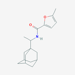 molecular formula C18H25NO2 B447865 N-[1-(1-adamantyl)ethyl]-5-methyl-2-furamide 