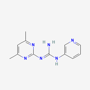 N-(4,6-dimethyl-2-pyrimidinyl)-N'-3-pyridinylguanidine