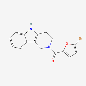 (5-bromofuran-2-yl)(1,3,4,5-tetrahydro-2H-pyrido[4,3-b]indol-2-yl)methanone