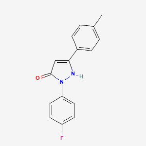 1-(4-fluorophenyl)-3-(4-methylphenyl)-1H-pyrazol-5-ol