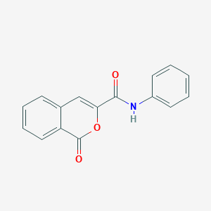 molecular formula C16H11NO3 B447884 1-oxo-N-phenyl-1H-isochromene-3-carboxamide CAS No. 354548-58-6