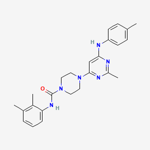 N-(2,3-dimethylphenyl)-4-{2-methyl-6-[(4-methylphenyl)amino]pyrimidin-4-yl}piperazine-1-carboxamide