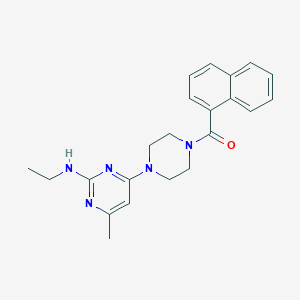 N-ethyl-4-methyl-6-[4-(1-naphthoyl)-1-piperazinyl]-2-pyrimidinamine