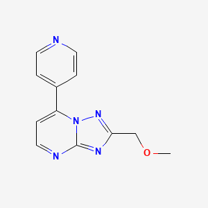 2-(Methoxymethyl)-7-(pyridin-4-yl)[1,2,4]triazolo[1,5-a]pyrimidine