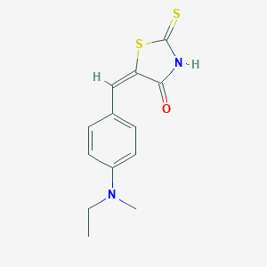 (5E)-5-{4-[ethyl(methyl)amino]benzylidene}-2-thioxo-1,3-thiazolidin-4-one