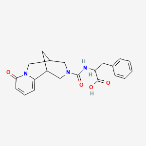 N-[(6-oxo-7,11-diazatricyclo[7.3.1.0~2,7~]trideca-2,4-dien-11-yl)carbonyl]phenylalanine