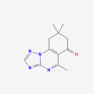 5,8,8-trimethyl-8,9-dihydro[1,2,4]triazolo[1,5-a]quinazolin-6(7H)-one