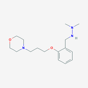 4-(3-{2-[(2,2-dimethylhydrazino)methyl]phenoxy}propyl)morpholine