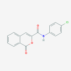 N-(4-chlorophenyl)-1-oxo-1H-isochromene-3-carboxamide