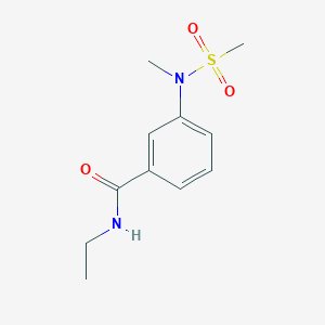 N-ETHYL-3-(N-METHYLMETHANESULFONAMIDO)BENZAMIDE