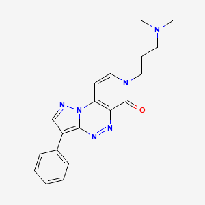 7-[3-(dimethylamino)propyl]-3-phenylpyrazolo[5,1-c]pyrido[4,3-e][1,2,4]triazin-6(7H)-one