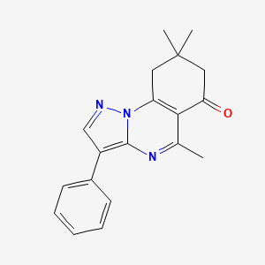 5,8,8-trimethyl-3-phenyl-8,9-dihydropyrazolo[1,5-a]quinazolin-6(7H)-one