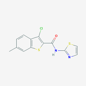 3-chloro-6-methyl-N-(1,3-thiazol-2-yl)-1-benzothiophene-2-carboxamide