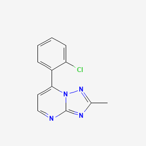 7-(2-chlorophenyl)-2-methyl[1,2,4]triazolo[1,5-a]pyrimidine