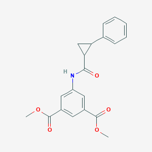 Dimethyl 5-{[(2-phenylcyclopropyl)carbonyl]amino}isophthalate