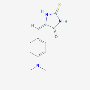 (5E)-5-{4-[ethyl(methyl)amino]benzylidene}-2-thioxoimidazolidin-4-one