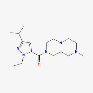 2-[(1-ethyl-3-isopropyl-1H-pyrazol-5-yl)carbonyl]-8-methyloctahydro-2H-pyrazino[1,2-a]pyrazine