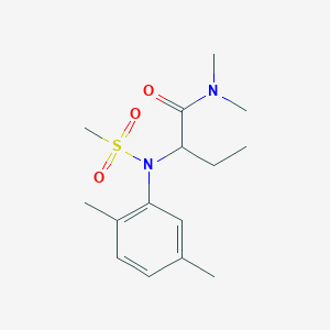 2-[(2,5-dimethylphenyl)(methylsulfonyl)amino]-N,N-dimethylbutanamide