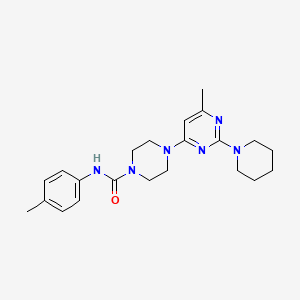 4-[6-Methyl-2-(piperidin-1-YL)pyrimidin-4-YL]-N-(4-methylphenyl)piperazine-1-carboxamide