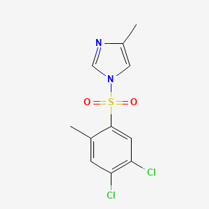 1-(4,5-dichloro-2-methylbenzenesulfonyl)-4-methyl-1H-imidazole