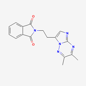 2-(2-{2,3-dimethylimidazo[1,2-b][1,2,4]triazin-7-yl}ethyl)-2,3-dihydro-1H-isoindole-1,3-dione