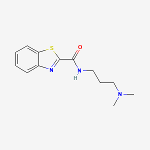 N-[3-(dimethylamino)propyl]-1,3-benzothiazole-2-carboxamide