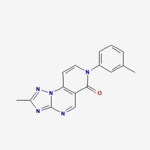 2-methyl-7-(3-methylphenyl)pyrido[3,4-e][1,2,4]triazolo[1,5-a]pyrimidin-6(7H)-one