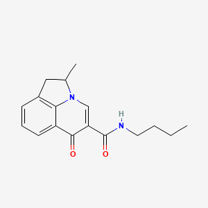 N-butyl-2-methyl-6-oxo-1,2-dihydro-6H-pyrrolo[3,2,1-ij]quinoline-5-carboxamide