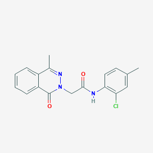 N-(2-chloro-4-methylphenyl)-2-(4-methyl-1-oxo-2(1H)-phthalazinyl)acetamide