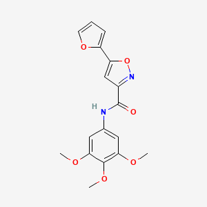 5-(2-furyl)-N-(3,4,5-trimethoxyphenyl)-3-isoxazolecarboxamide