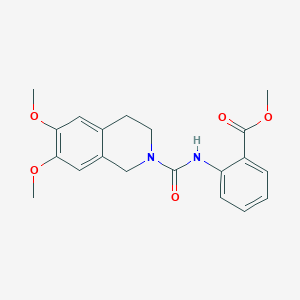 methyl 2-{[(6,7-dimethoxy-3,4-dihydroisoquinolin-2(1H)-yl)carbonyl]amino}benzoate