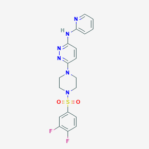 6-{4-[(3,4-difluorophenyl)sulfonyl]-1-piperazinyl}-N-2-pyridinyl-3-pyridazinamine