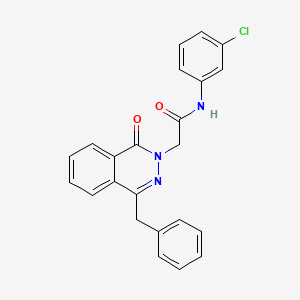 2-(4-benzyl-1-oxo-2(1H)-phthalazinyl)-N-(3-chlorophenyl)acetamide