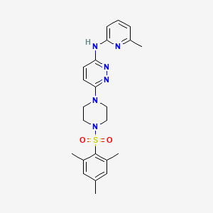 6-[4-(mesitylsulfonyl)-1-piperazinyl]-N-(6-methyl-2-pyridinyl)-3-pyridazinamine