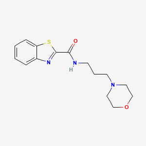 N-(3-morpholin-4-ylpropyl)-1,3-benzothiazole-2-carboxamide