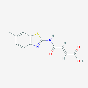 4-[(6-Methyl-1,3-benzothiazol-2-yl)amino]-4-oxo-2-butenoic acid