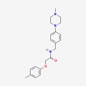 2-(4-methylphenoxy)-N-[4-(4-methyl-1-piperazinyl)benzyl]acetamide