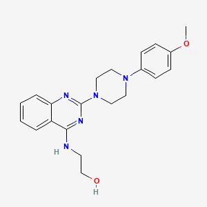 2-({2-[4-(4-methoxyphenyl)-1-piperazinyl]-4-quinazolinyl}amino)ethanol