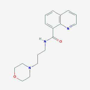 N-[3-(4-morpholinyl)propyl]-8-quinolinecarboxamide