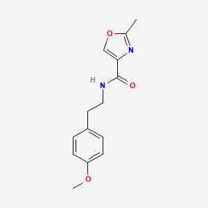 N-[2-(4-methoxyphenyl)ethyl]-2-methyl-1,3-oxazole-4-carboxamide