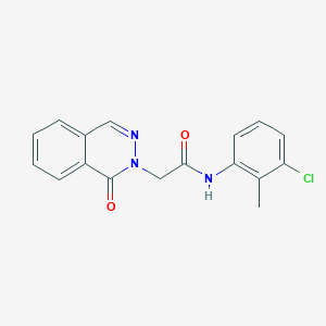 N-(3-chloro-2-methylphenyl)-2-(1-oxo-2(1H)-phthalazinyl)acetamide