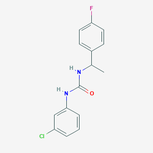 1-(3-Chlorophenyl)-3-[1-(4-fluorophenyl)ethyl]urea