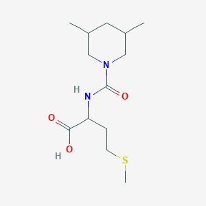 N-[(3,5-dimethyl-1-piperidinyl)carbonyl]methionine