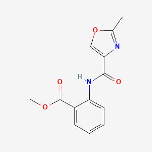 Methyl 2-[(2-methyl-1,3-oxazole-4-carbonyl)amino]benzoate