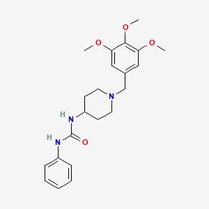 N-PHENYL-N'-[1-(3,4,5-TRIMETHOXYBENZYL)-4-PIPERIDYL]UREA