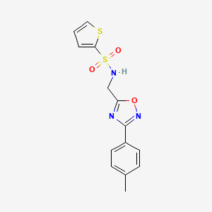 N-{[3-(4-methylphenyl)-1,2,4-oxadiazol-5-yl]methyl}thiophene-2-sulfonamide